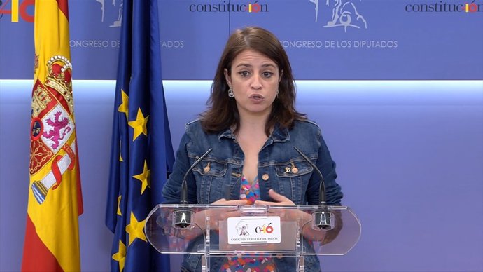Adriana Lastra al Congrés dels Diputats