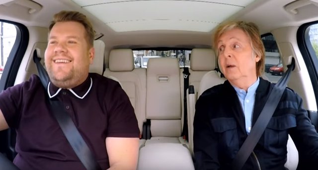 JAMES CORDEN Y PAUL MCCARTNEY