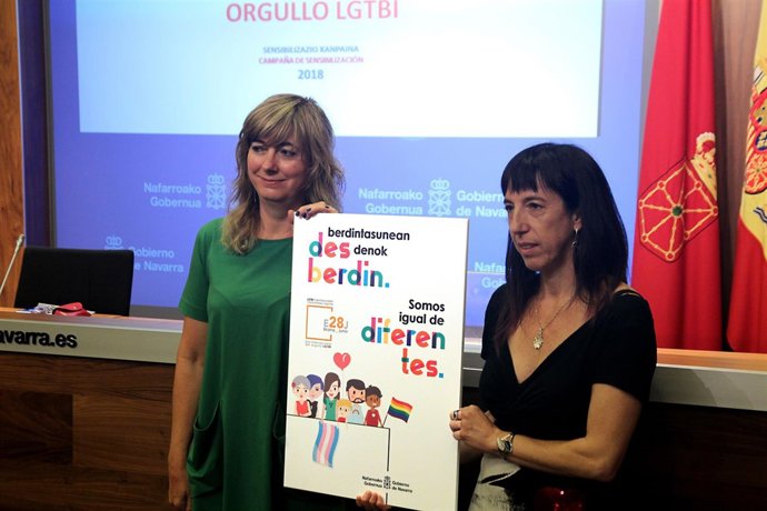 Ana Ollo y Mertxe Leranoz.