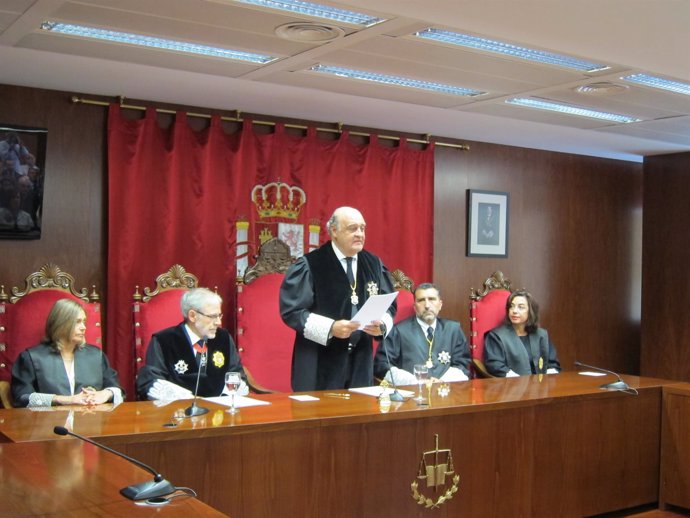 El presidente del Tribunal Superior de Justicia de Navarra, Joaquín Galve