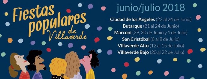 Cartel fiestas de Villaverde
