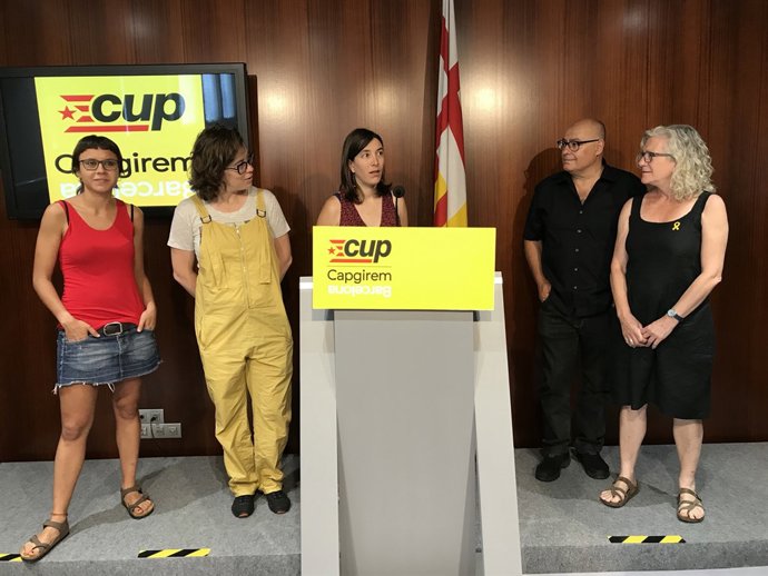 Maria Rovira, Eulàlia Reguant, Elisenda Ballester, Pere Casas i Maria José Lecha