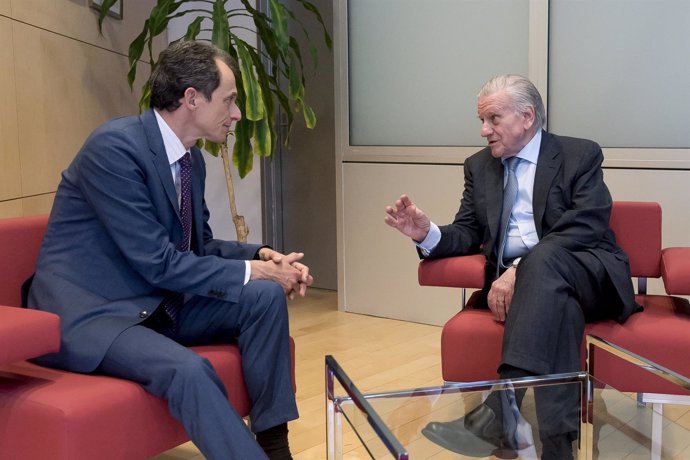  Pedro Duque Y El Director General Del CNIC, Valentín Fuster