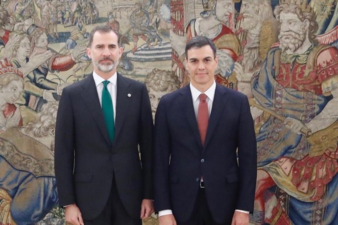 Pedro Sánchez promet davant el rei el seu càrrec com a President del Govern 