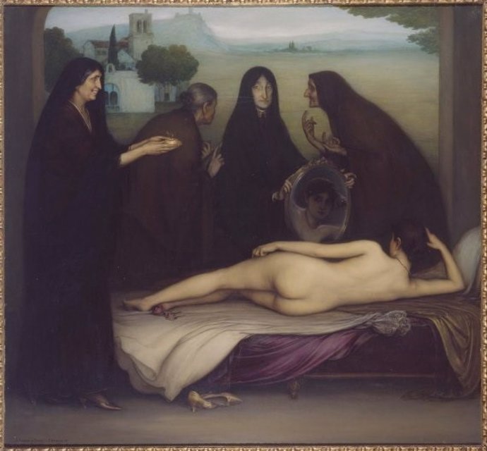 Cuadro 'El Pecado' de Julio Romero de Torres