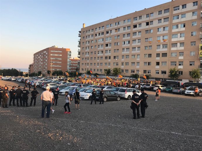 Protesta contra la presència del Rei en els Jocs de Tarragona