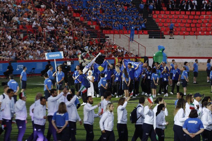 Delegación kosovar en los Juegos del Mediterráneo de Tarragona