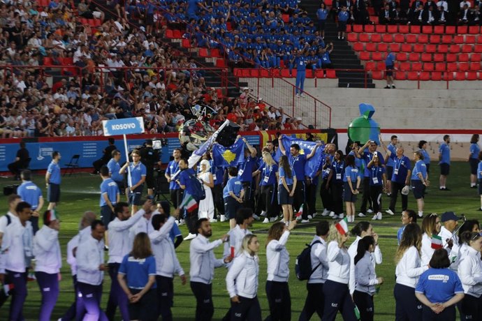 Delegación kosovar en los Juegos del Mediterráneo de Tarragona