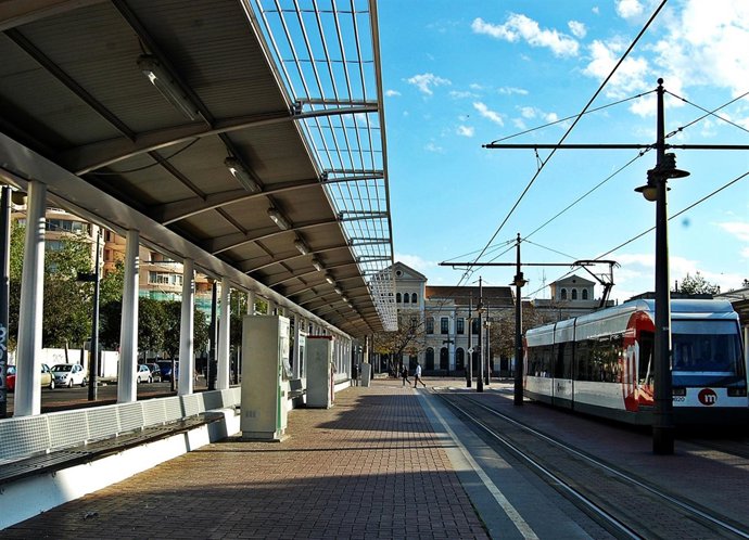 Parada del tranvía de Metrovalencia