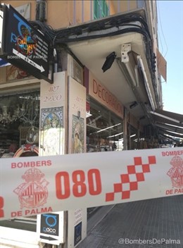 Incendio en un edificio