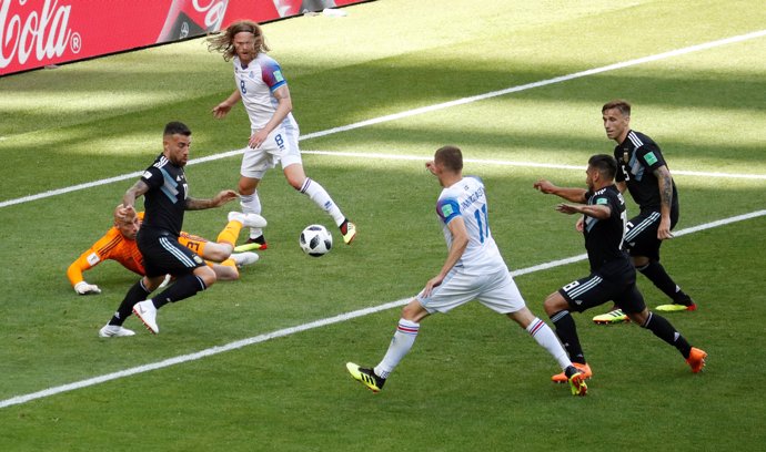 Soccer Football - World Cup - Group D - Argentina vs Iceland - Spartak Stadium, 