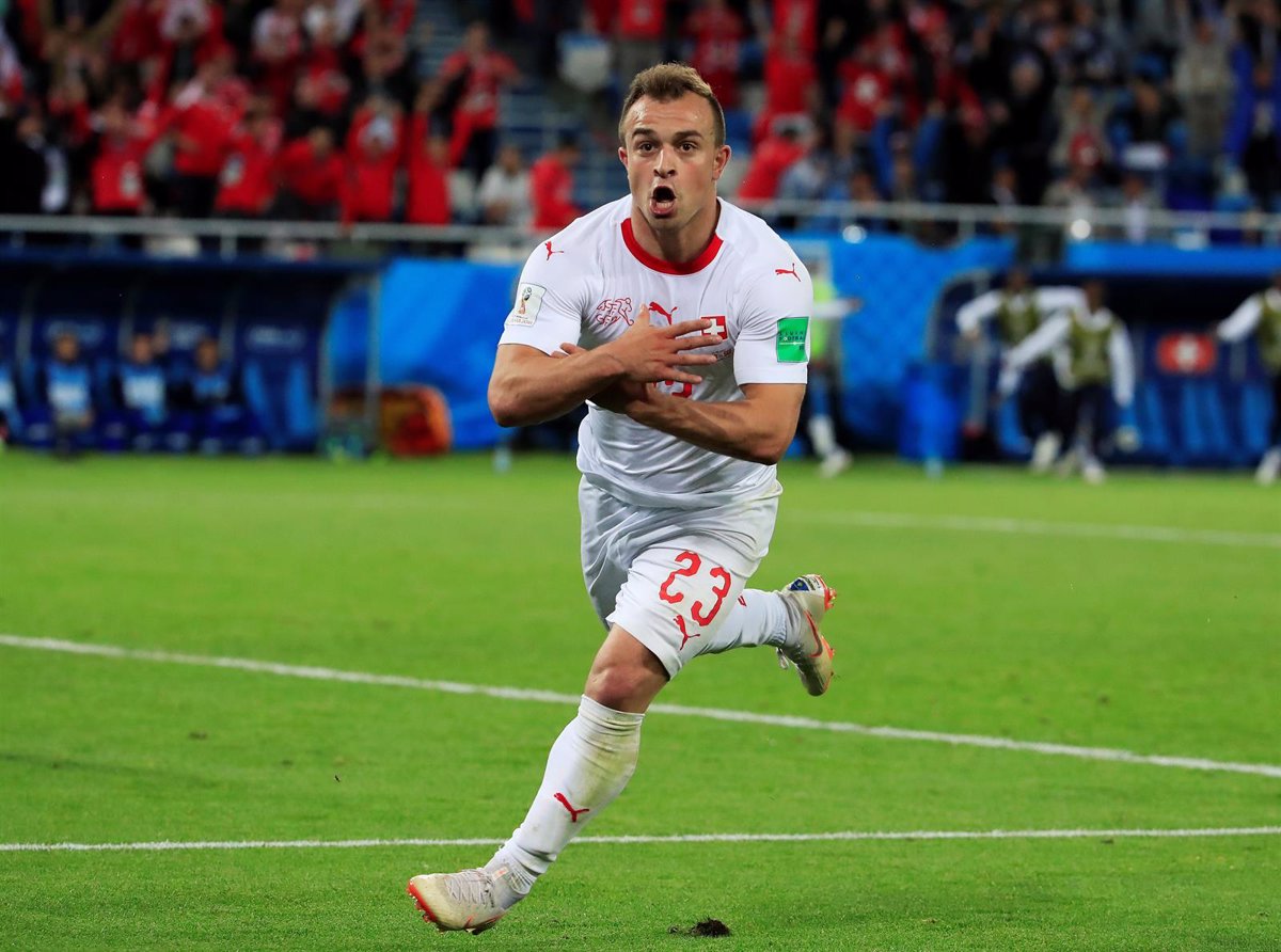 La FIFA investiga las celebraciones de los suizos Shaqiri y Xhaka