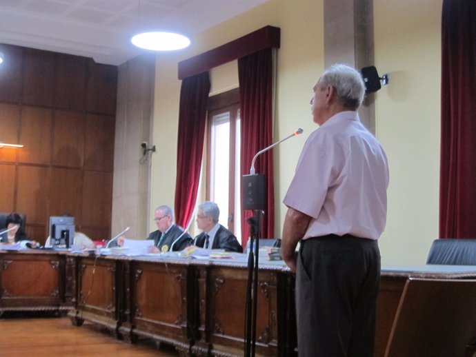 José Luis Angulo durante el juicio en la Audiencia de Jaén                      