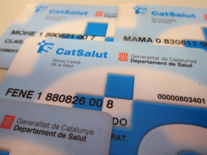 Tarjeta sanitaria. Tarjetas sanitarias en Catalunya. CatSalut