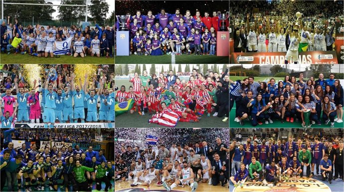 Equipos campeones temporada 2017-2018