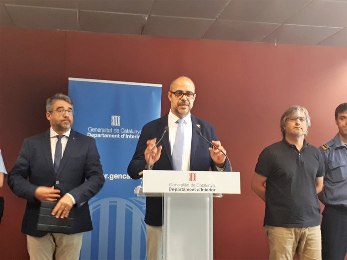 El conseller d'Interior de la Generalitat, Miquel Buch