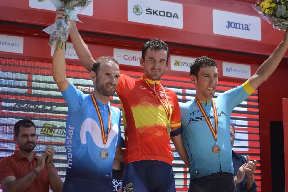 Gorka Izagirre Alejandro Valverde Omar Fraile Campeonato España