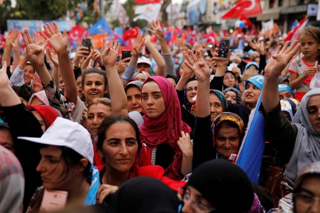 Seguidores de Erdogan 