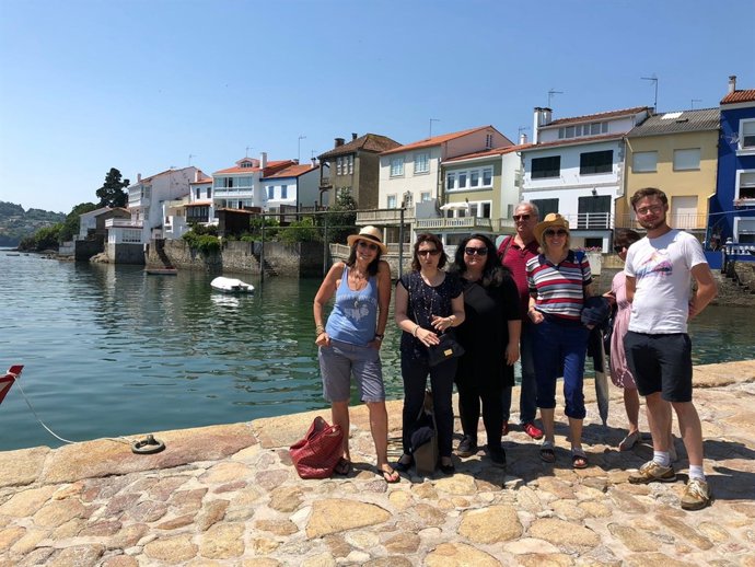 Un grupo de periodistas franceses visitan Galicia
