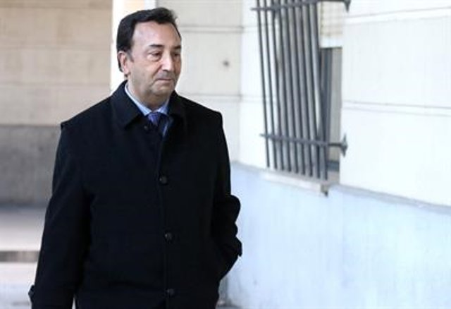 Magistrado de los ERE, a su llegada a una sesión del juicio