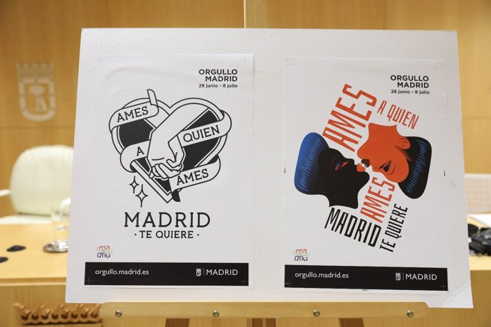 Imágenes promocionales del Orgullo en Madrid