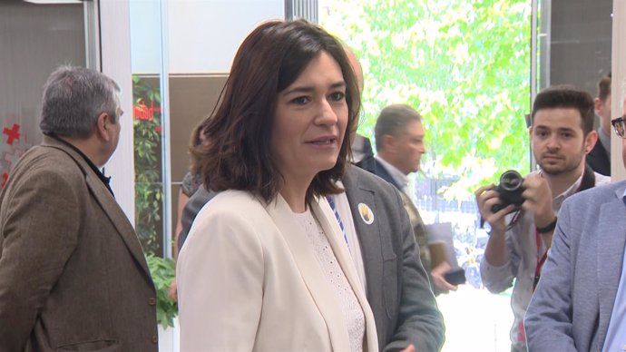 Carmen Montón en la inauguración de la Asamblea General