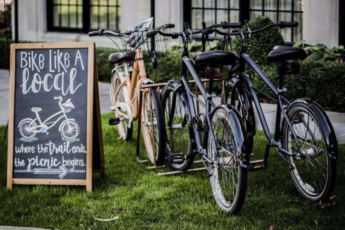 Bicicletas disponibles en Royal Park