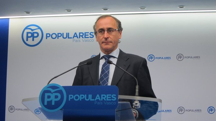 Foto de archivo de Alfonso Alonso, presidente del PP vasco                