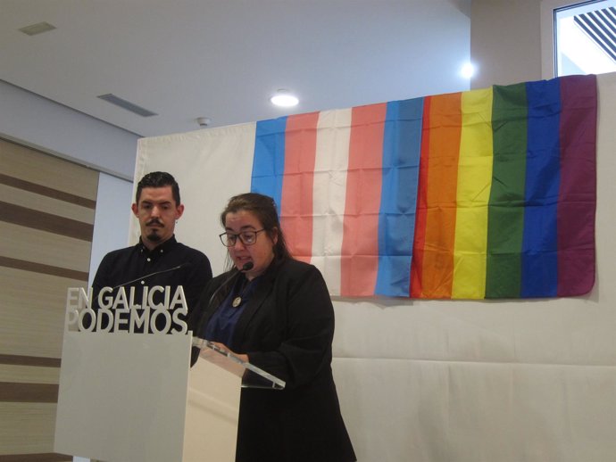 Natalia Prieto y Eduardo Ortiz, de Podemos Galicia                   