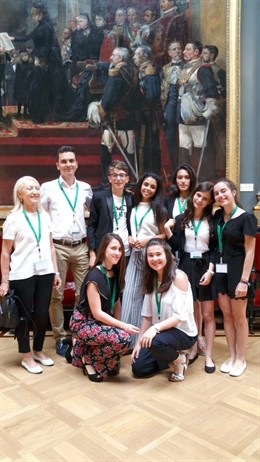 Equipo del Colegio Agustinas de Valladolid. 