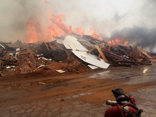 Incendio en Sollana