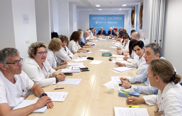 Reunión del dispositivo sanitario para San Fermín.