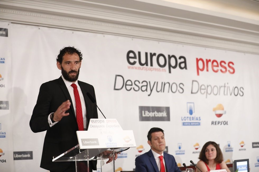 Desayuno Deportivo de Europa Press con Jorge Garbajosa