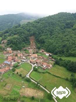 Desprendimiento en Lena