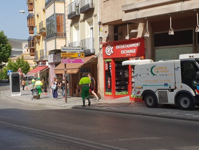 Maquinaria limpieza en Cuenca