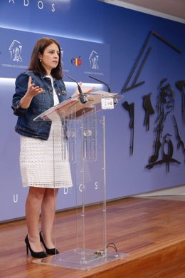 Adriana Lastra, portavoz del Grupo Socialista 