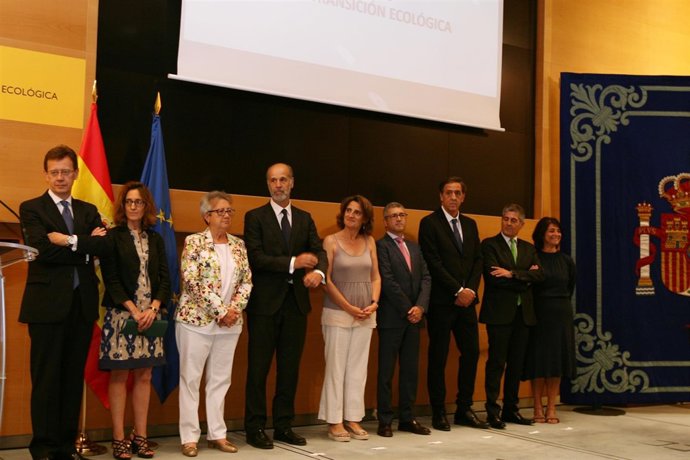 Teresa Ribera con los nuevos cargos del Ministerio para la Transición Ecológica