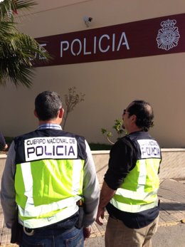 Agentes de la Policía Judicial en Melilla