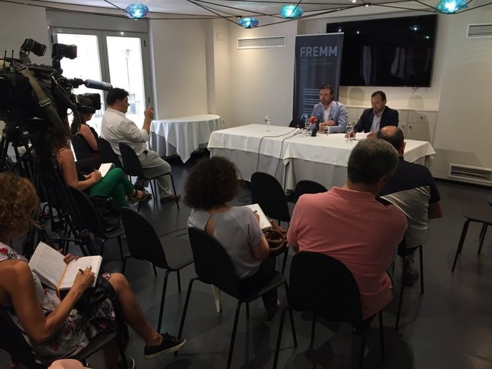 Rueda de prensa del presidente de Fremm, Alfonso Hernández