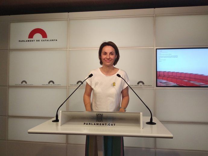La portaveu d'ERC en el Parlament, Anna Caula