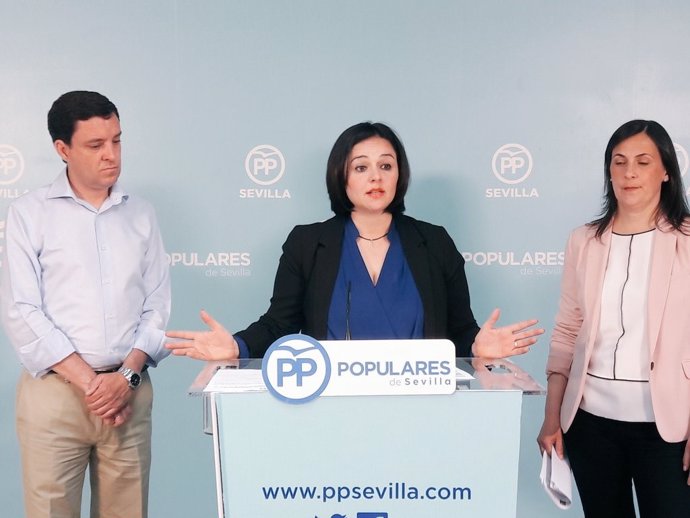 Virginia Pérez en rueda de prensa