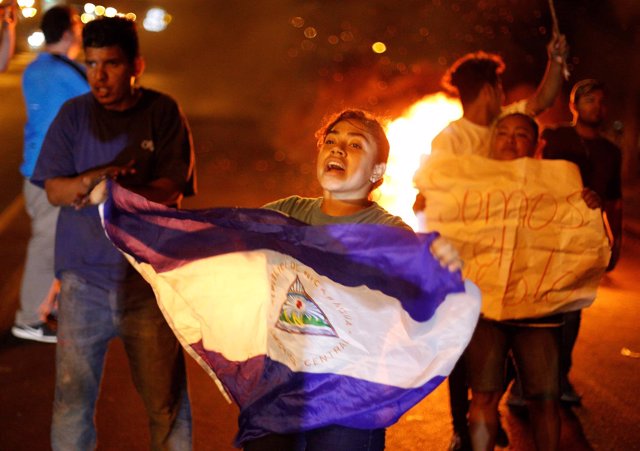 Manifestación en Nicaragua