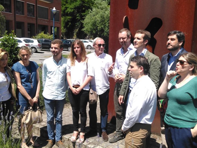 Pablo Casado en Ermua