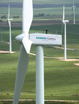 Aerogeneradores de Simens Gamesa