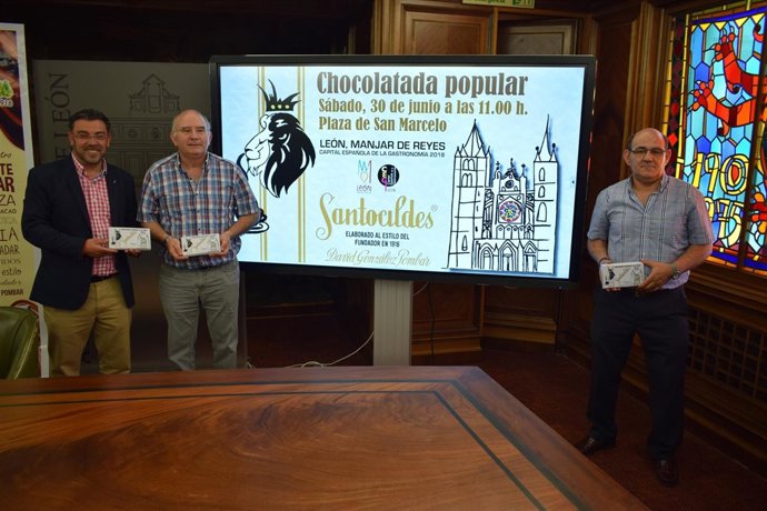 Presentación de la chocolatada popular.