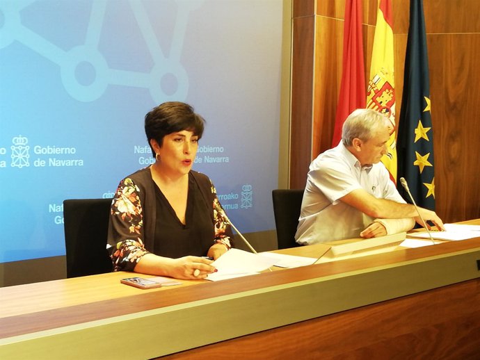 María Solana y Mikel Aranburu.