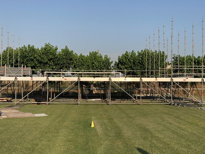 Preparatius del festival homenatge a Springsteen