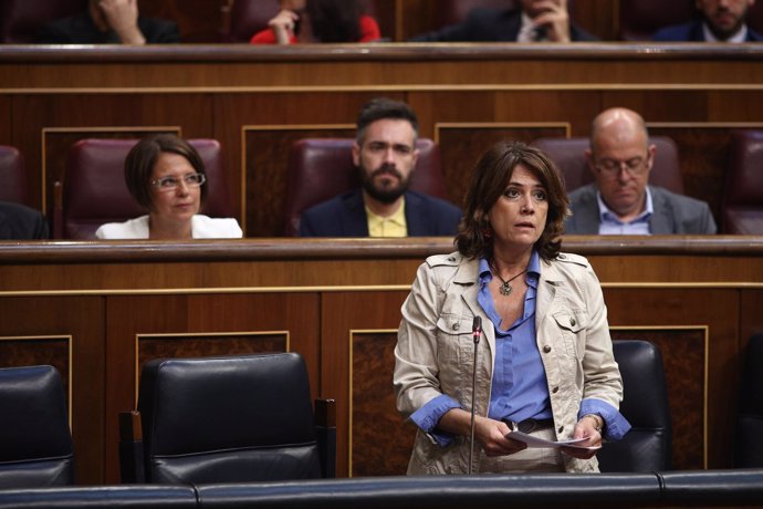 Dolores Delgado interviene en la sesión de control al Gobierno en el Congreso