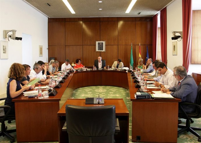 Reunión de la Junta de Portavoces del Parlamento andaluz