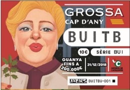Bitllet de la Grossa de Cap d'Any 2018